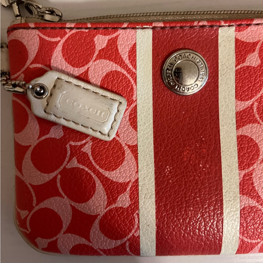 Coach Pink Wristlet